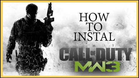 Why can't I install Call of Duty MW3?