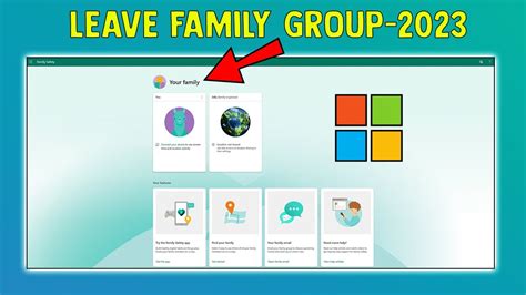 Why can't I leave my family group Microsoft?