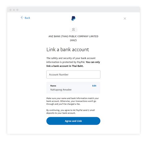 Why can't I link my bank account to PayPal?