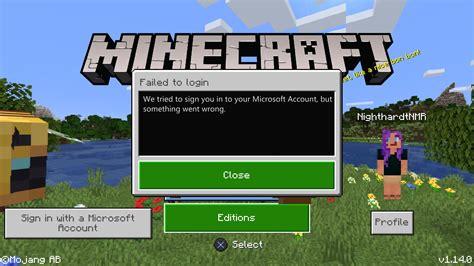 Why can't I play Minecraft with my Microsoft account?