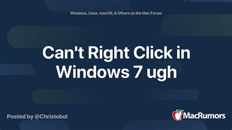 Why can't I right-click on my Mac?