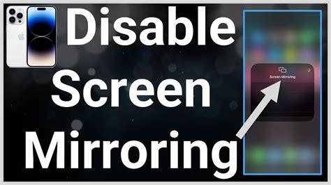 Why can't I screen mirror off my iPhone?