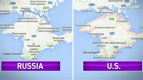 Why can't I see Russia on Google Maps?