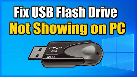 Why can't I see my USB drive on my computer?