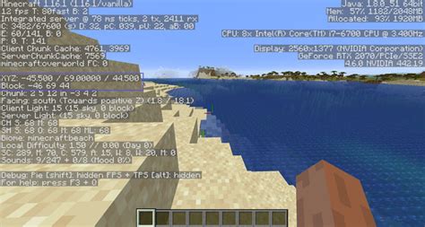 Why can't I see my coordinates in Minecraft?