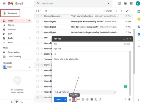 Why can't I send PDF on Gmail?