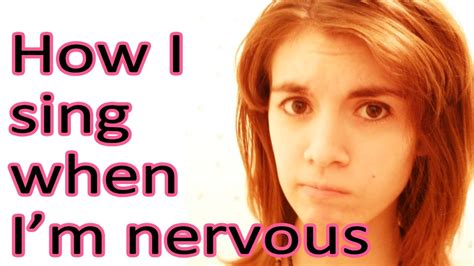 Why can't I sing when I'm nervous?