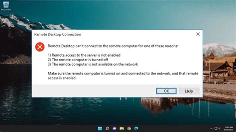 Why can't I use Remote Desktop?