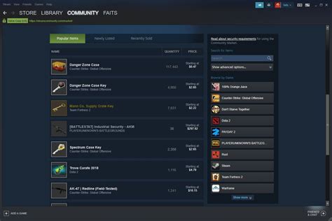 Why can't I use Steam Community Market?
