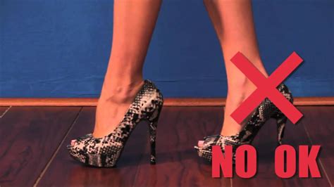 Why can't I walk in skinny heels?