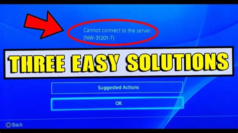 Why can't PS4 connect to server?