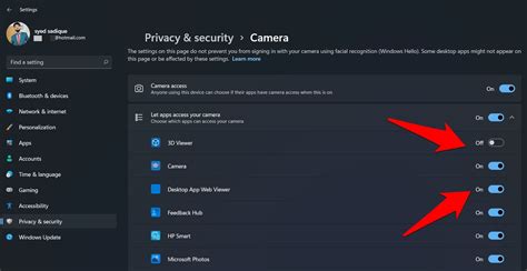 Why can't any apps access my camera?