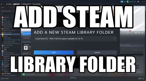 Why can't i add Steam library?