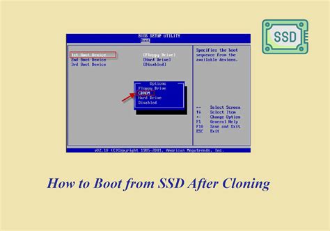 Why can't i boot from SSD after cloning?