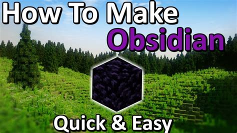 Why can't i break obsidian?