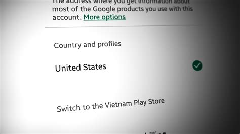 Why can't i change my country on Play Store?