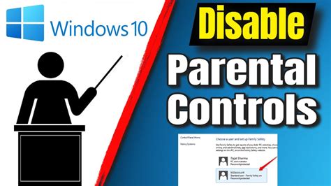 Why can't i delete parental controls?