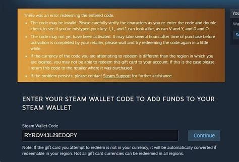 Why can't i gift money on Steam?