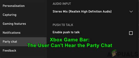 Why can't i hear my party in game chat?
