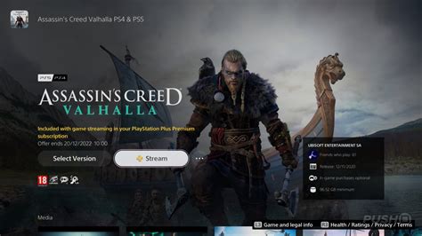 Why can't i play Valhalla on PS Plus?