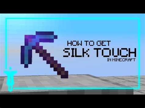 Why can't i put silk touch on pickaxe?