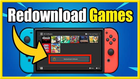 Why can't i redownload a purchased game on Switch?