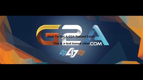 Why can't i refund on G2A?