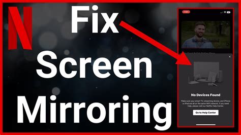 Why can't i screen mirroring?