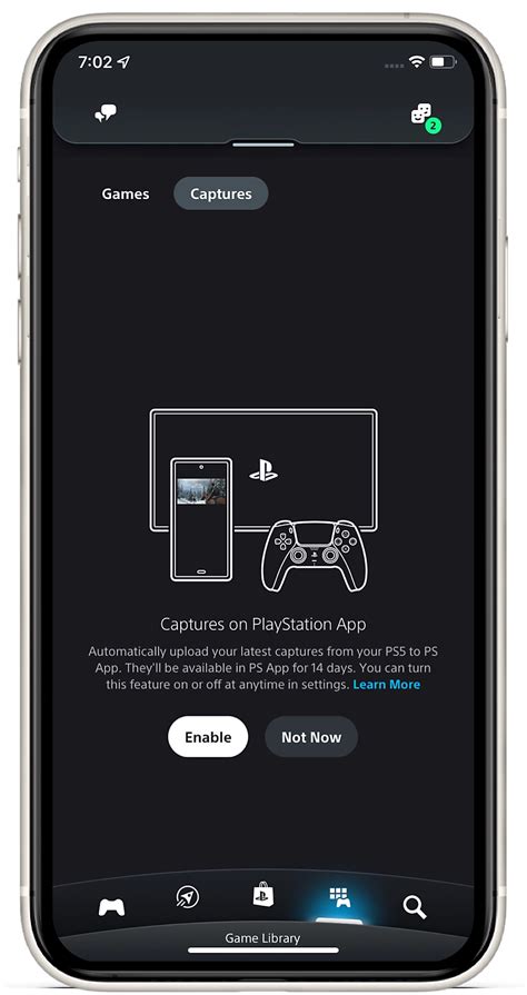 Why can't i see PS5 captures on app?
