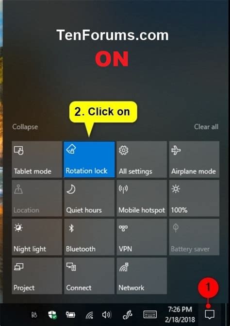 Why can't i turn rotation lock off Windows 11?
