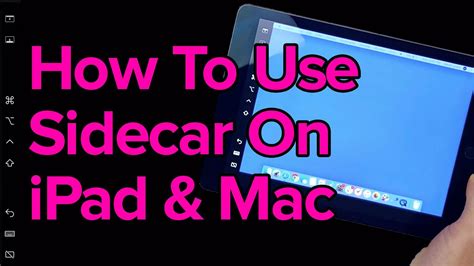 Why can't i use Sidecar on my iPad?