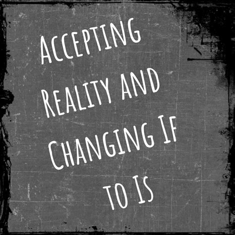 Why can't we accept reality?