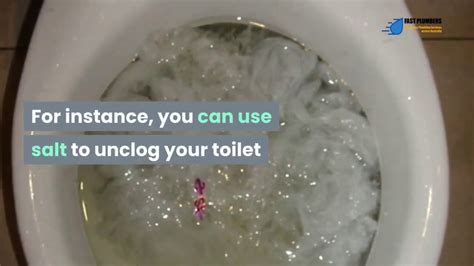 Why can't we use salt water in toilets?