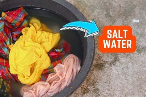 Why can't we wash clothes in salty water?