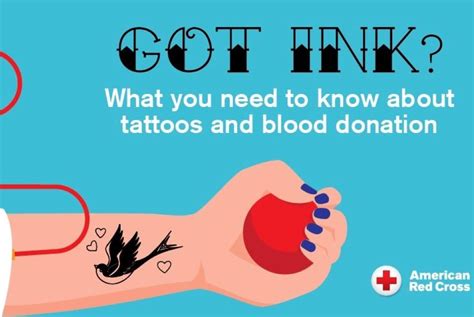 Why can't you donate blood after getting a tattoo?