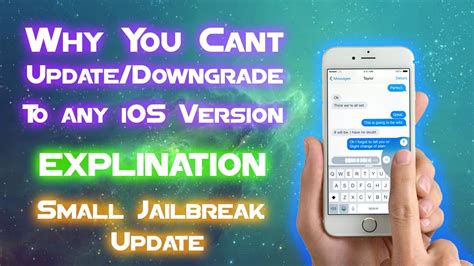 Why can't you downgrade iOS?