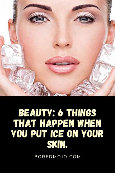 Why can't you put ice on bare skin?