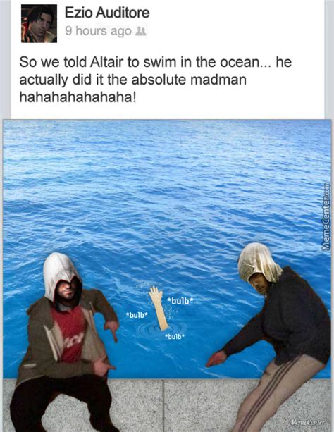 Why can't you swim in Assassin's Creed 1?