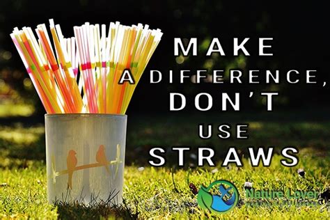 Why can't you use straws?