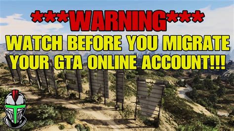 Why can I not migrate my GTA account?