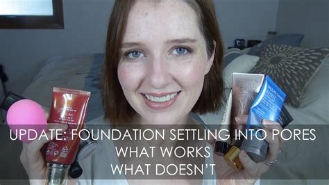 Why can I see my pores after applying foundation?