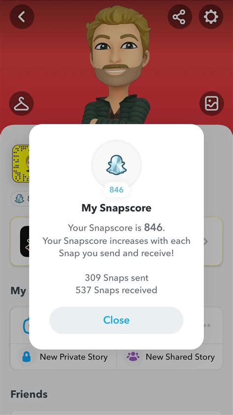 Why can I see someone's snap score but we aren't friends?