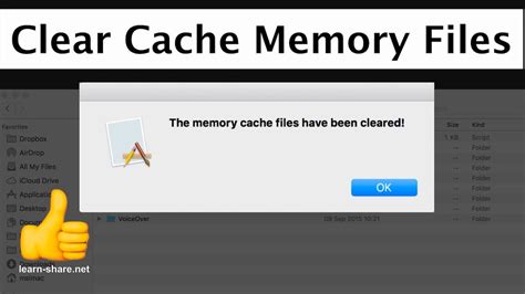 Why delete cache memory?