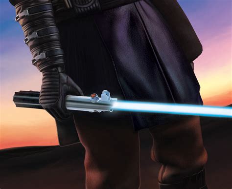 Why did Anakin's lightsaber not bleed?