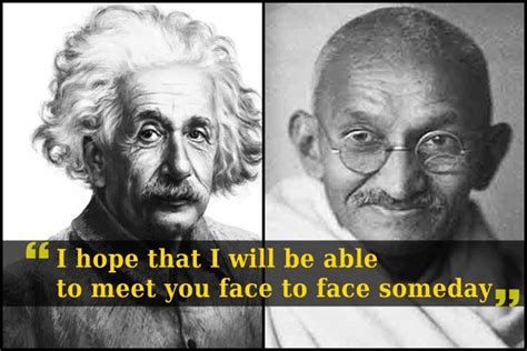 Why did Einstein admire Gandhi?