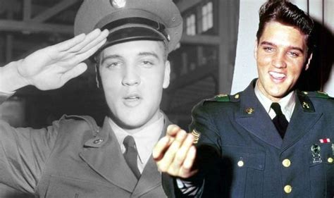 Why did Elvis go to the military?