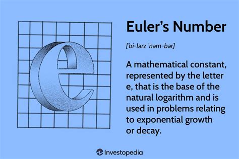 Why did Euler choose e?