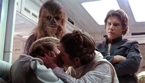 Why did Leia kiss Luke if she knew?