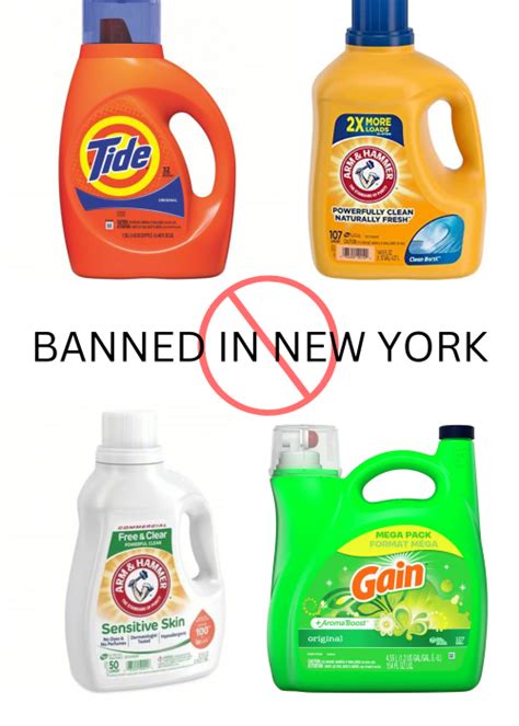 Why did New York ban laundry detergent?