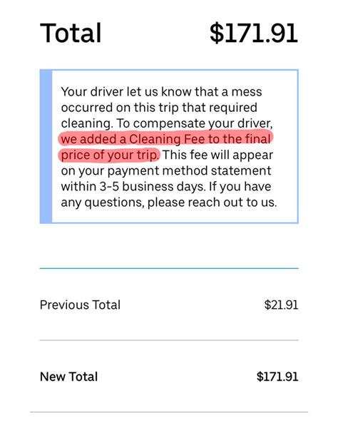 Why did Uber charge me $150?